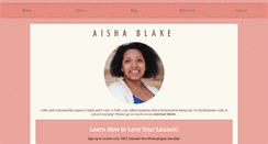 Desktop Screenshot of aishablake.com